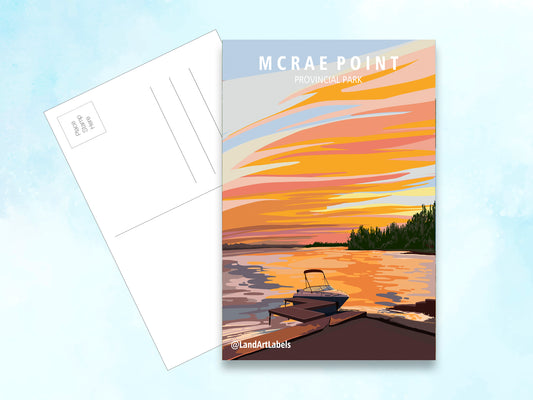 McRae Point Provincial Park - Postcard