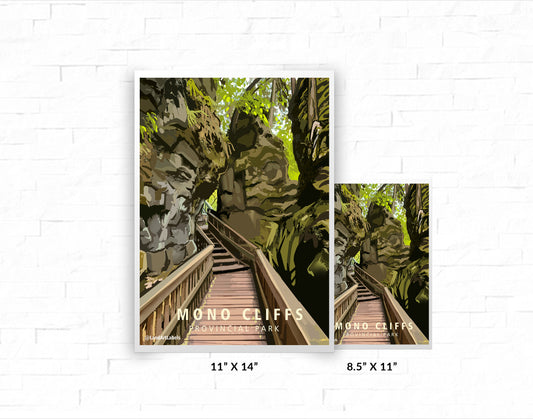 Mono Cliffs Provincial Park Boardwalk - Poster