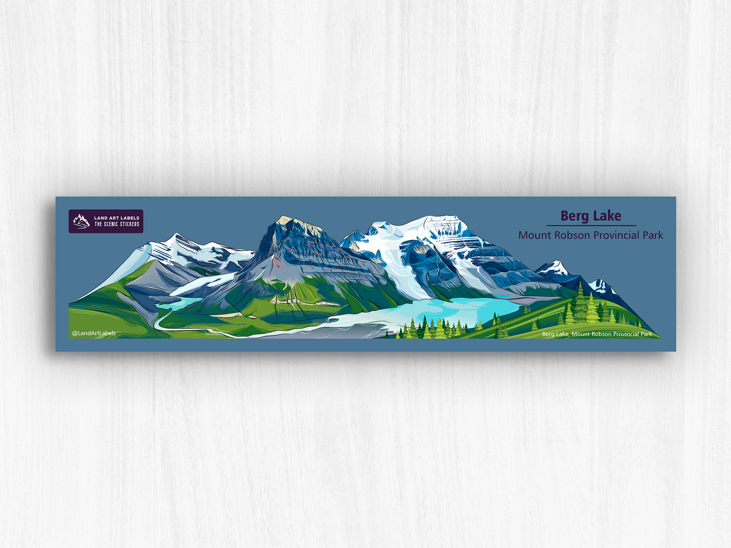 Mount Robson Provincial Park, Berg Lake, BC - Wrap Sticker