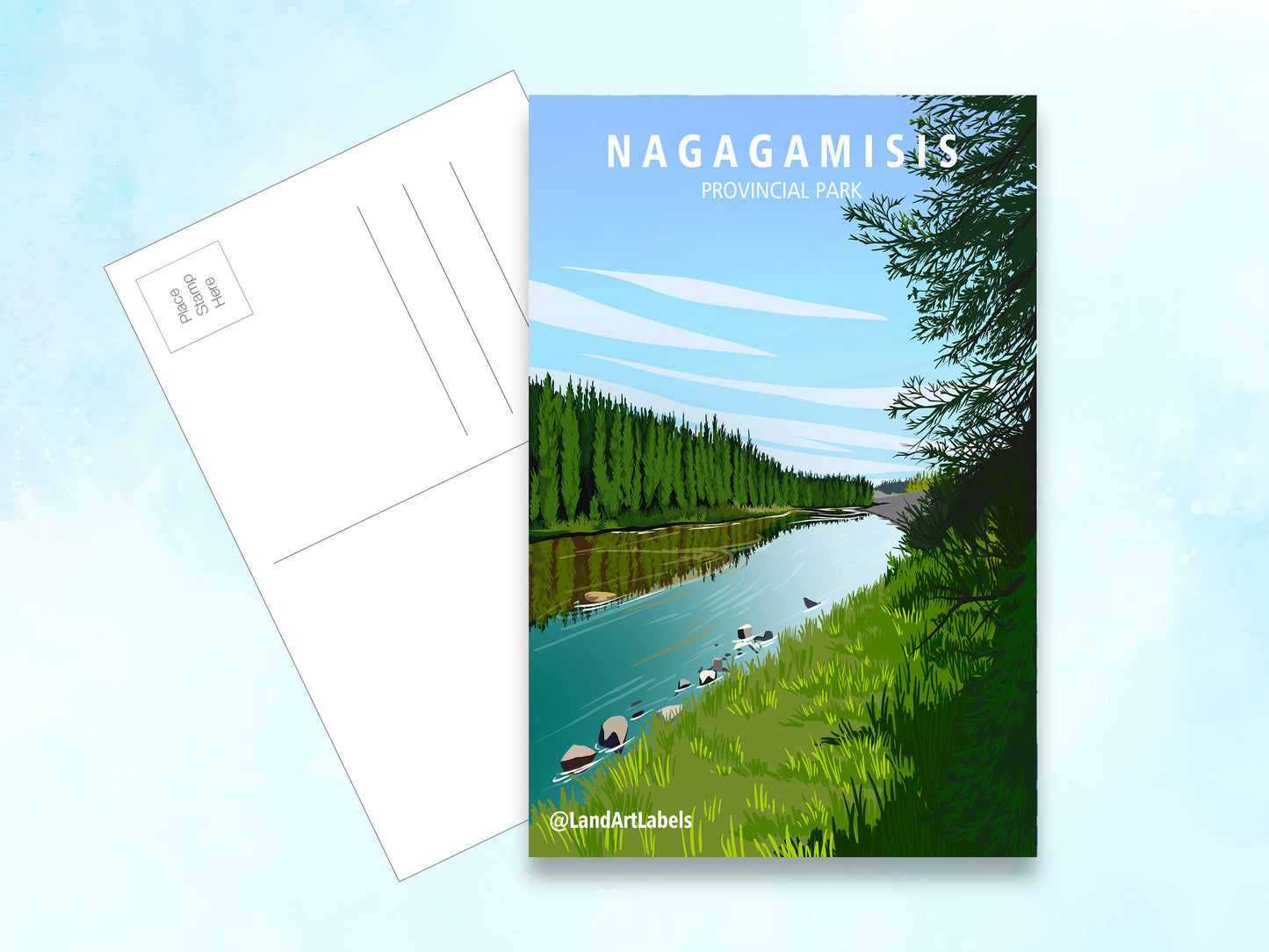 Nagagamisis Provincial Park - Postcard
