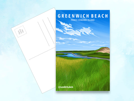 PEI National Park, GreenWich Beach - Postcard
