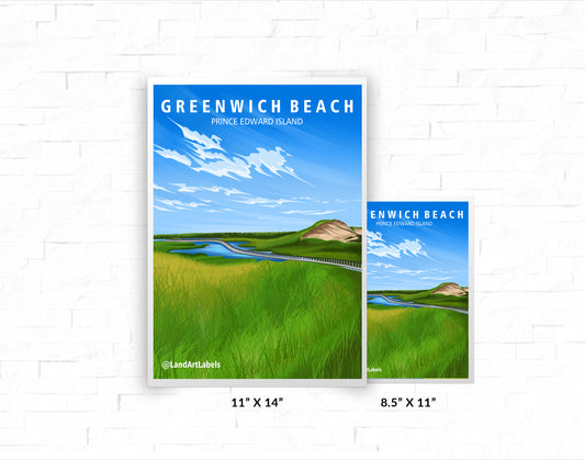 PEI National Park, GreenWich Beach - Poster
