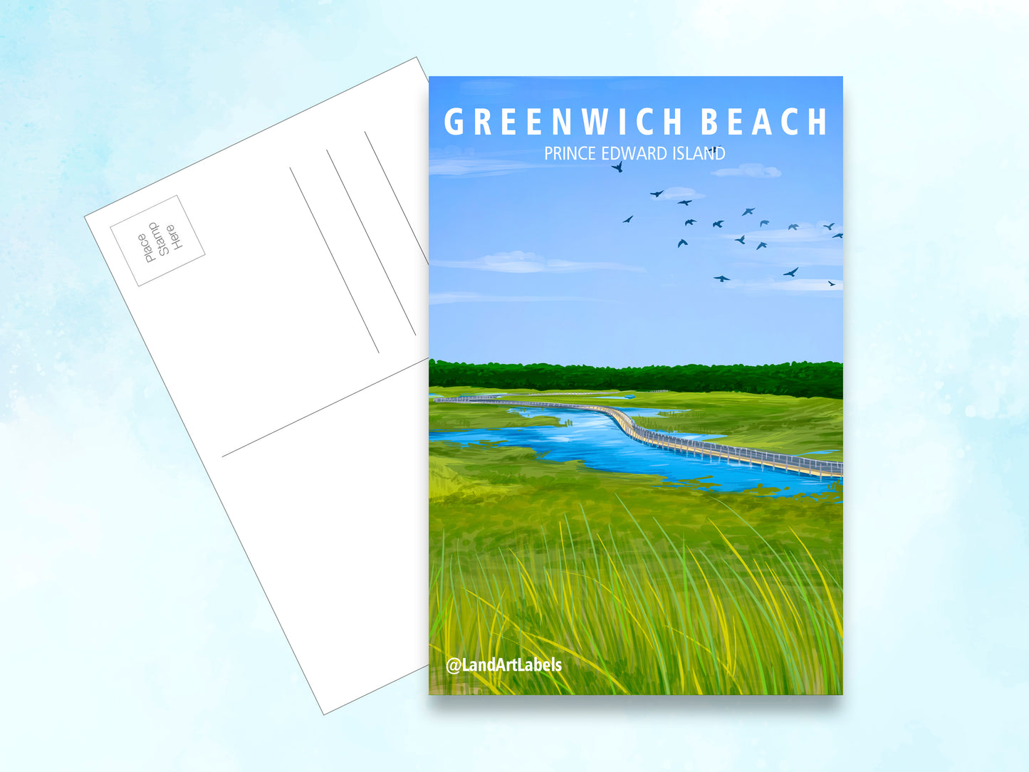 PEI National Park, GreenWich Beach - Postcard