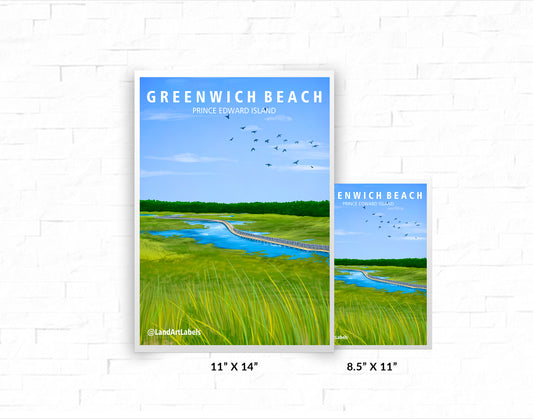 PEI National Park, GreenWich Beach - Poster