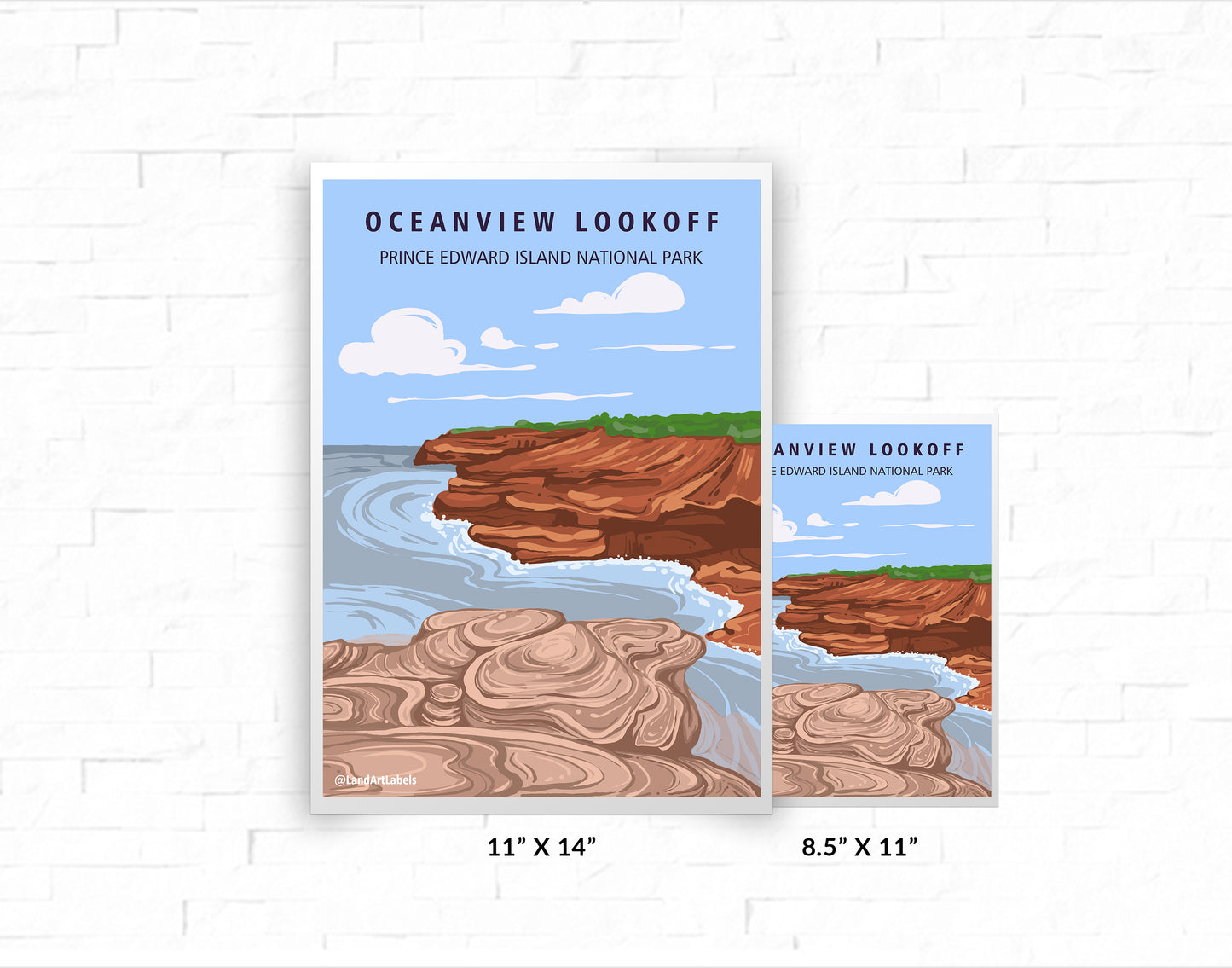 PEI National Park, Oceanview Lookoff - Poster
