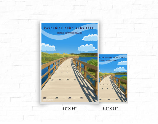 PEI, Cavendish Dunelands Trail - Poster