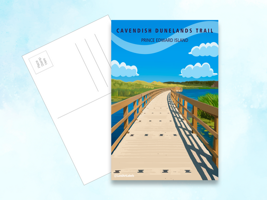 PEI, Cavendish Dunelands Trail - Postcard