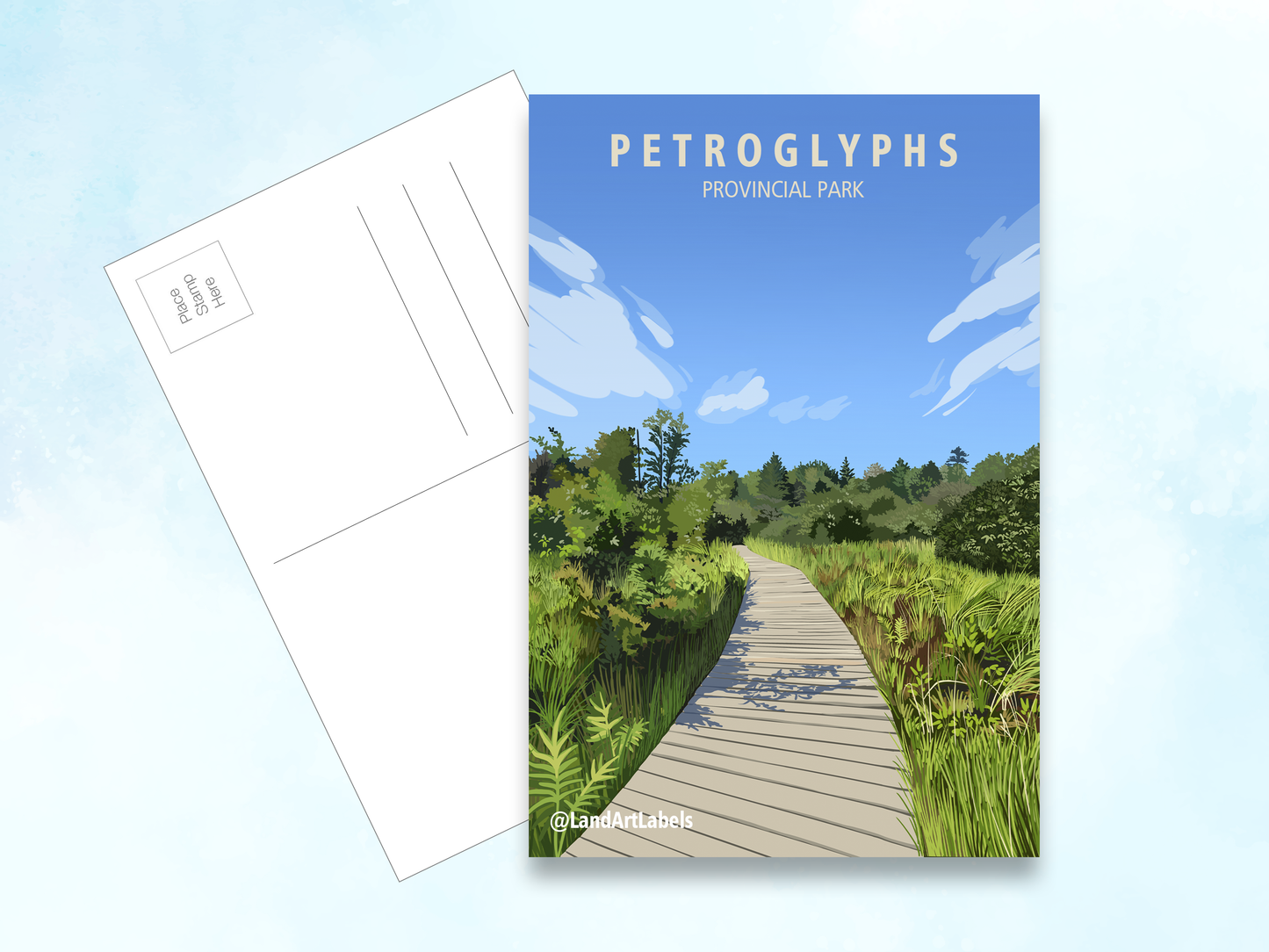 Petroglyphs Provincial Park - Postcard