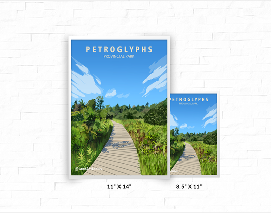 Petroglyphs Provincial Park - Poster