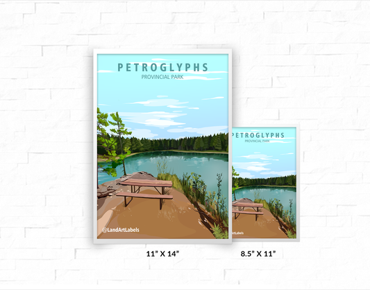 Petroglyphs Provincial Park - Poster