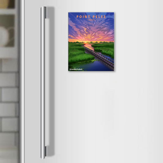 Point Pelee National Park, Boardwalk Sunrise - Magnet