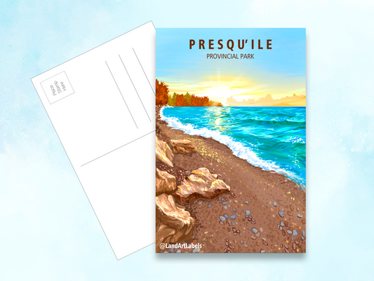 Presqu'ile Provincial Park, Beach - Postcard