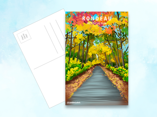 Rondeau Provincial Park, Trail - Postcard