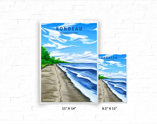 Rondeau Provincial Park, Beach - Poster