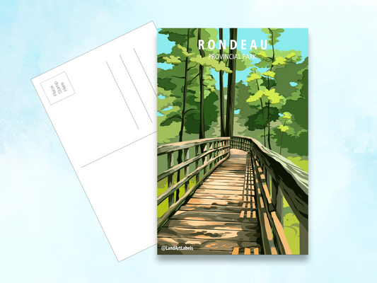 Rondeau Provincial Park, Boardwalk - Postcard