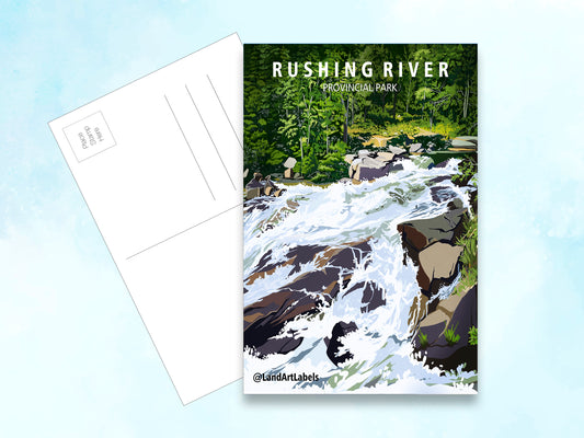 Rushing River Provincial Park - Postcard