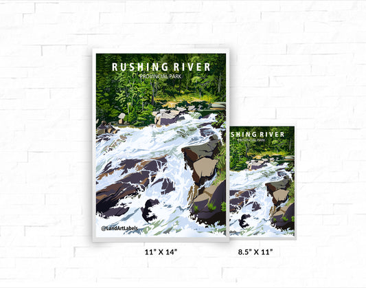 Rushing River Provincial Park - Poster
