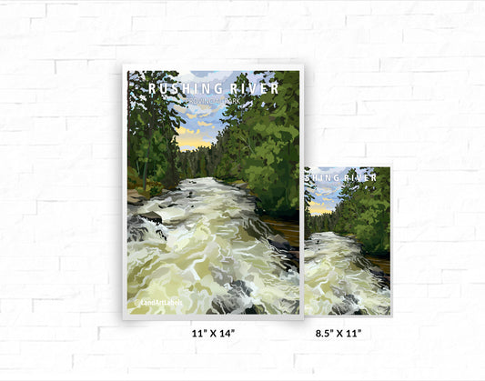 Rushing River Provincial Park - Poster