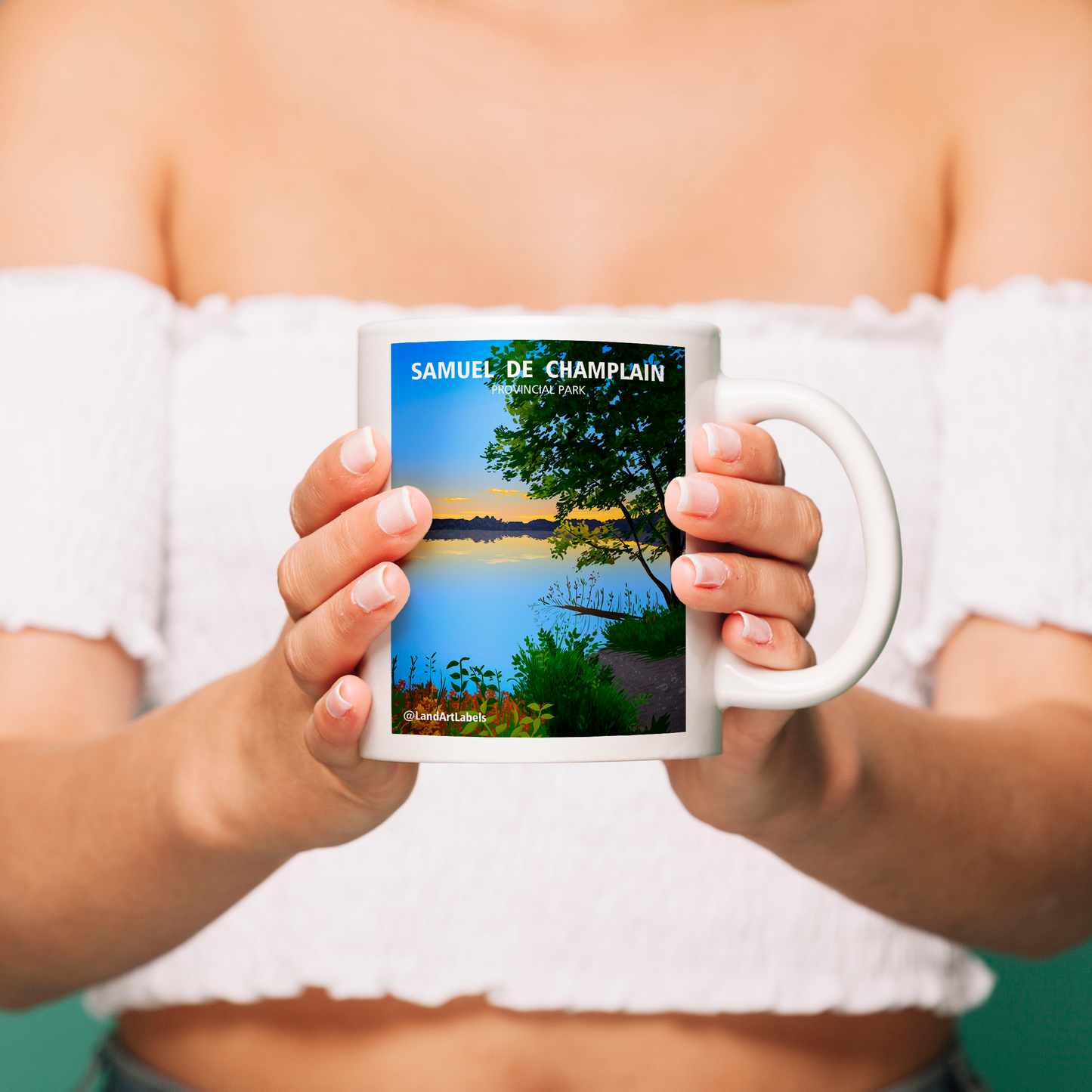 Samuel de Champlain Provincial Park, Sunset - Mug