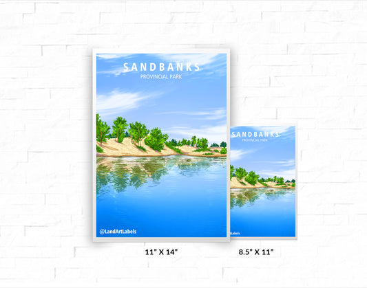 Sandbanks Provincial Park, Dunes - Poster