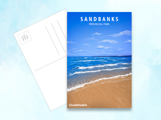 Sandbanks Provincial Park, Beach - Postcard