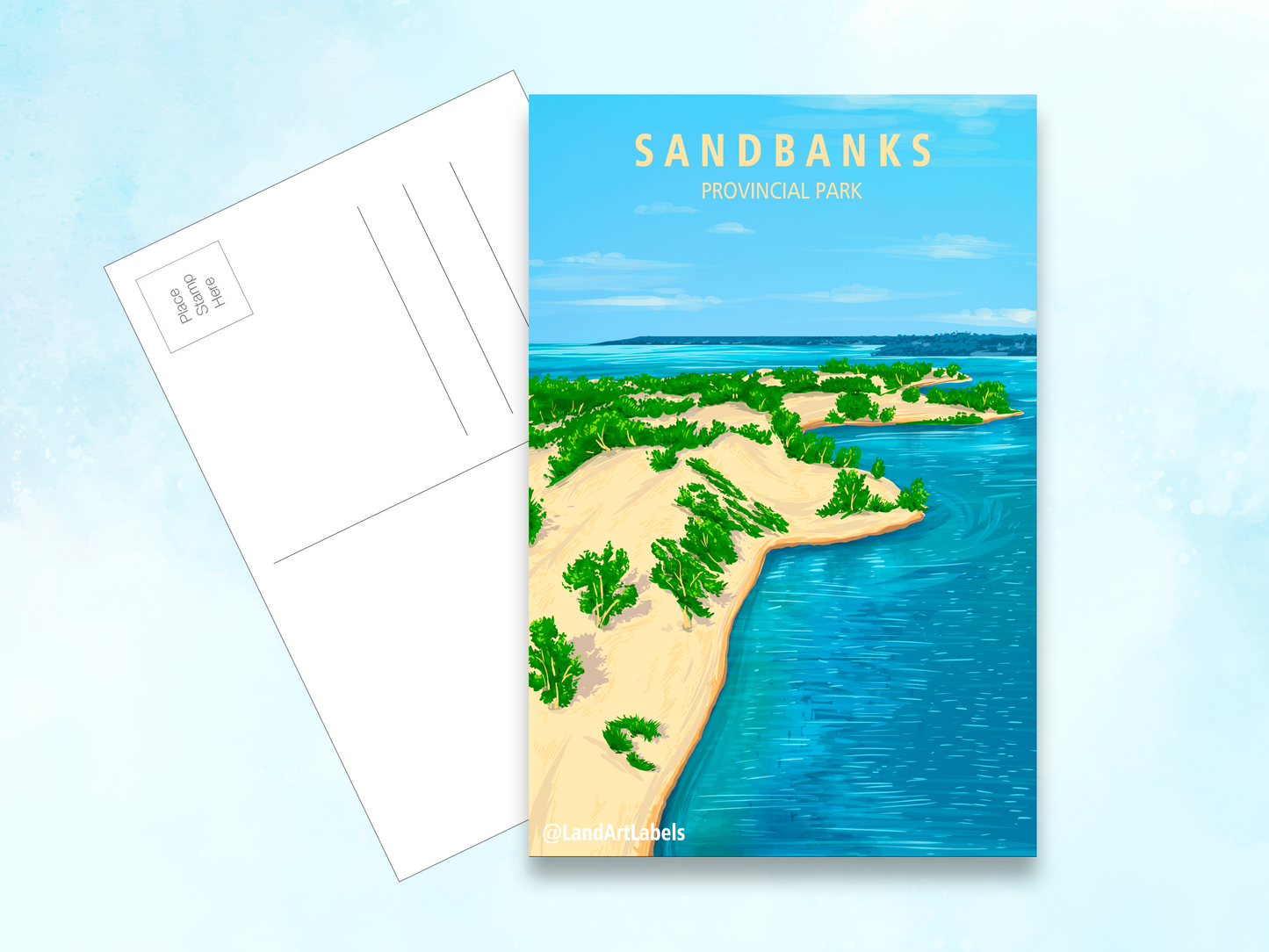 Sandbanks Provincial Park, Dunes - Postcard