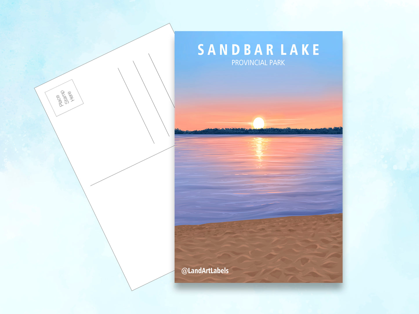 Sandbar Lake Provincial Park - Postcard