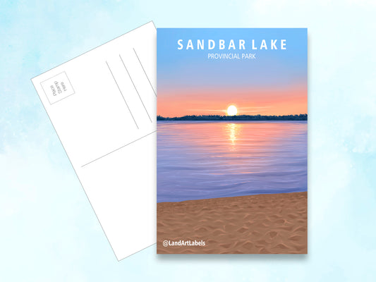 Sandbar Lake Provincial Park - Postcard