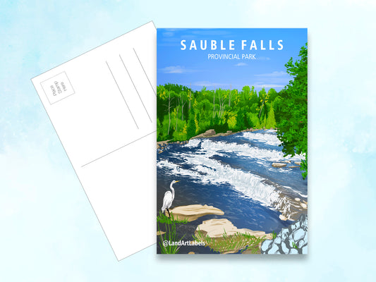 Sauble Falls Provincial Park - Postcard