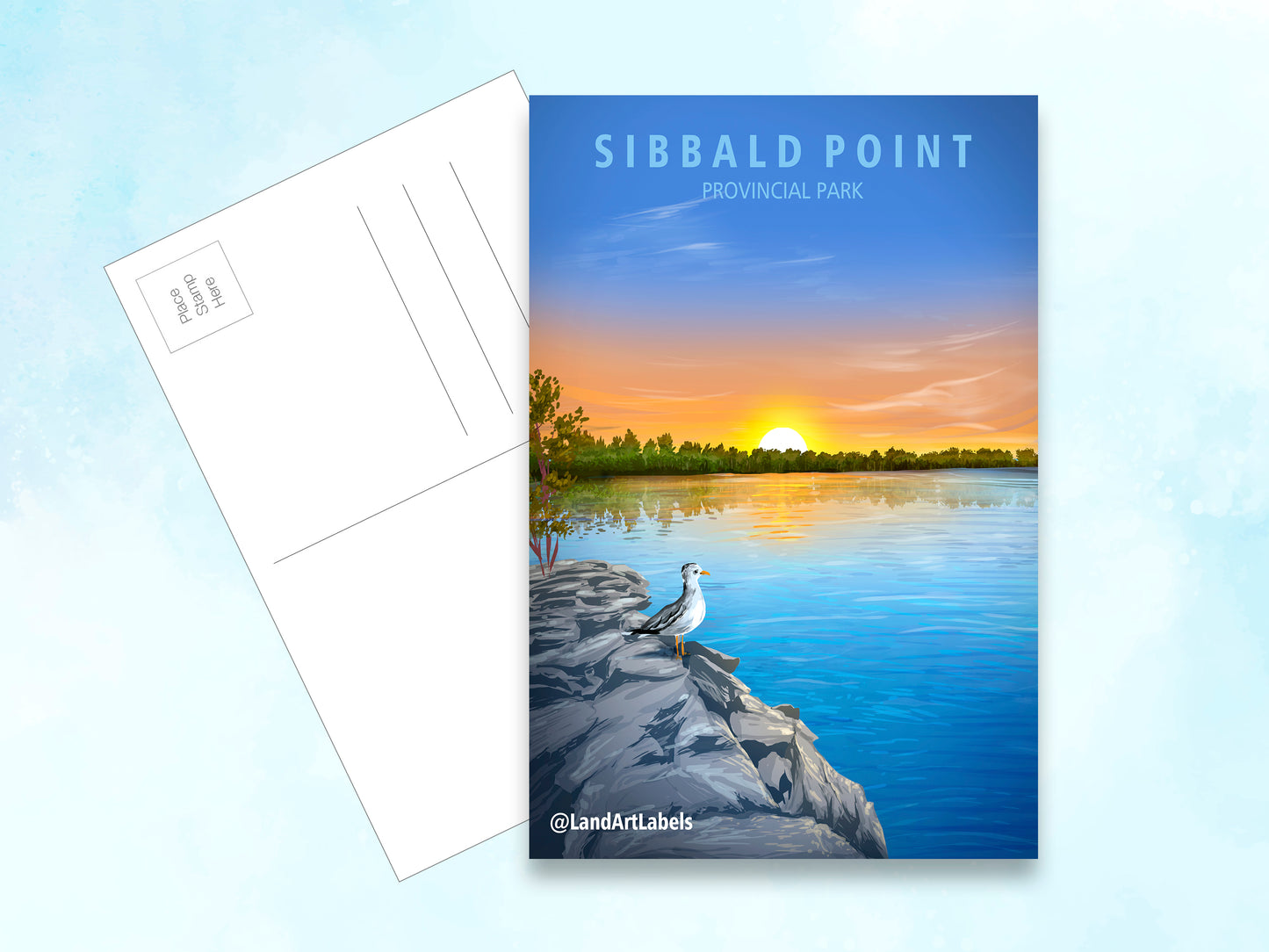 Sibbald Point Provincial Park - Postcard