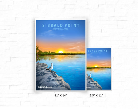Sibbald Point Provincial Park - Poster