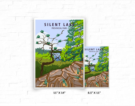 Silent Lake Provincial Park - Poster