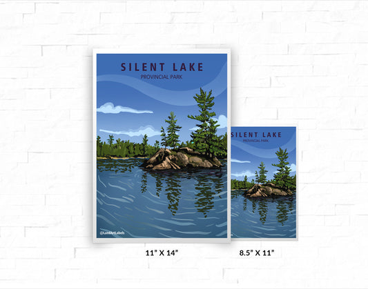 Silent Lake Provincial Park - Poster