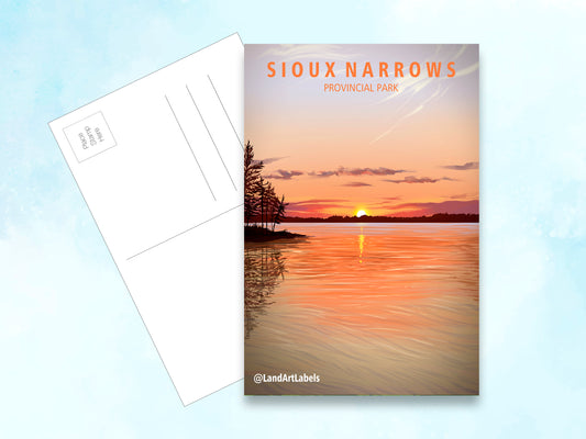 Sioux Narrows Provincial Park - Postcard