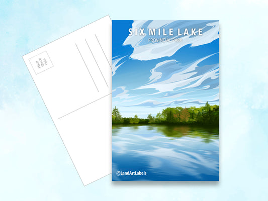 Six Mile Lake Provincial Park - Postcard