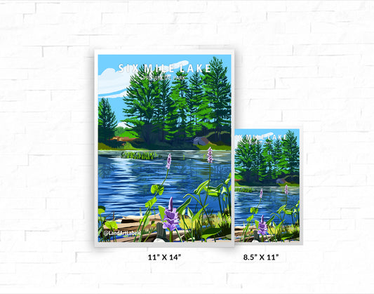 Six Mile Lake Provincial Park - Poster