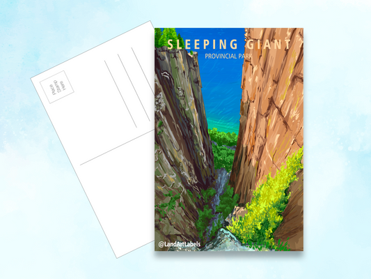 Sleeping Giant Provincial Park, Top Of the Giant - Postcard