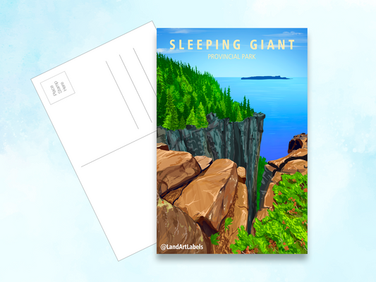 Sleeping Giant Provincial Park, Top Of the Giant - Postcard
