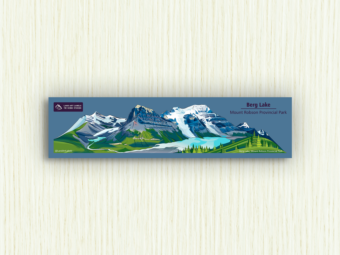Mount Robson Provincial Park, Berg Lake, BC - Wrap Sticker