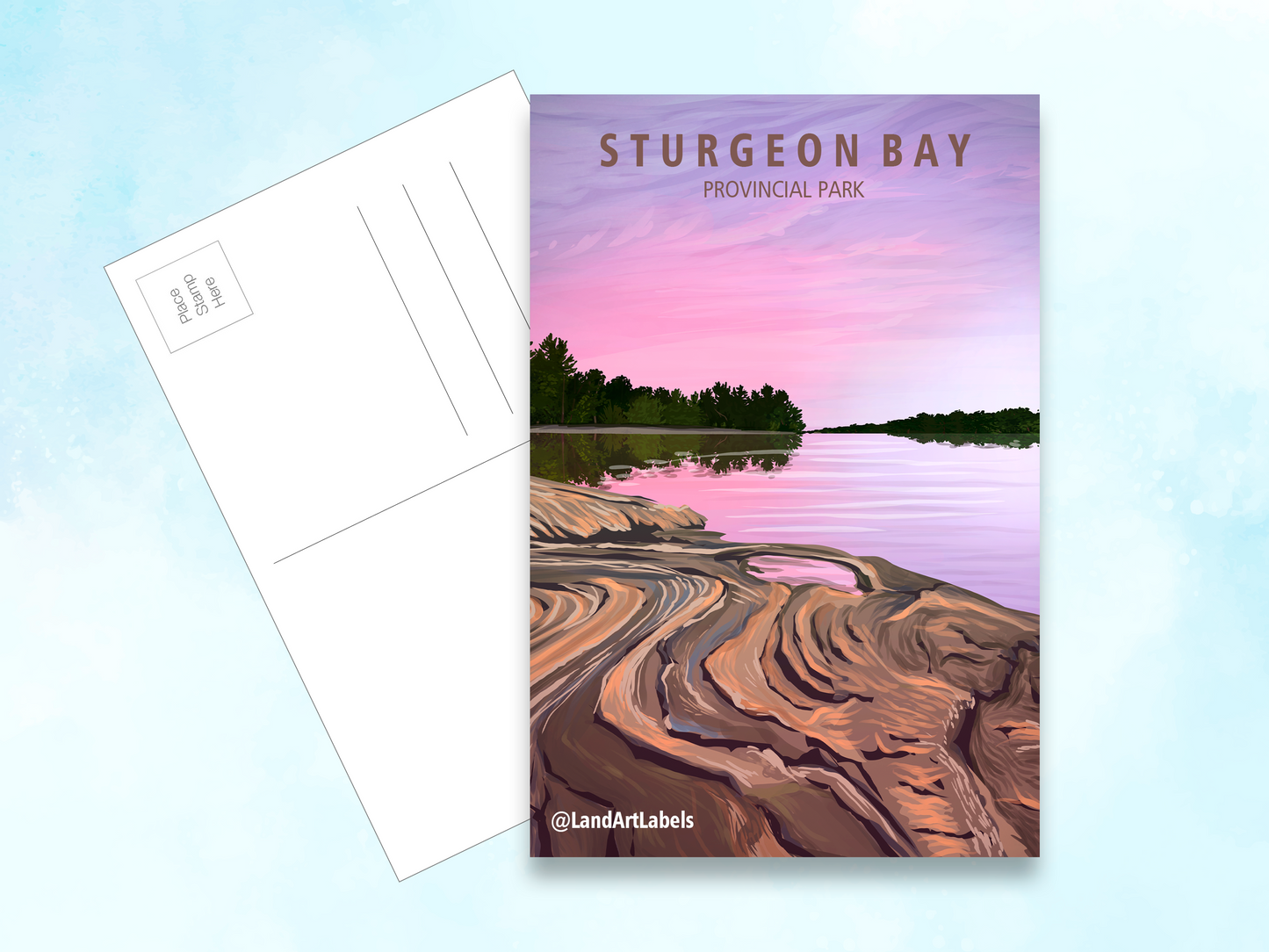 Sturgeon Bay Provincial Park - Postcard