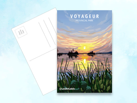Voyageur Provincial Park - Postcard