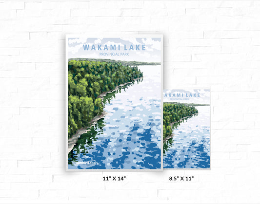 Wakami Lake Provincial Park - Poster