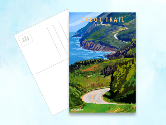 Cape Breton, Cabot Trail - Postcard
