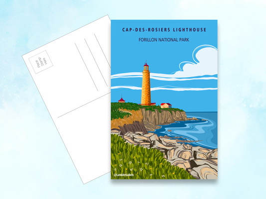 Forillon National Park, Cap-Des-Rosiers Lighthouse - Postcard