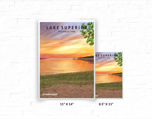 Lake Superior Provincial Park - Poster