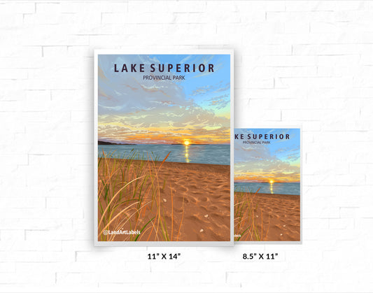 Lake Superior Provincial Park - Poster