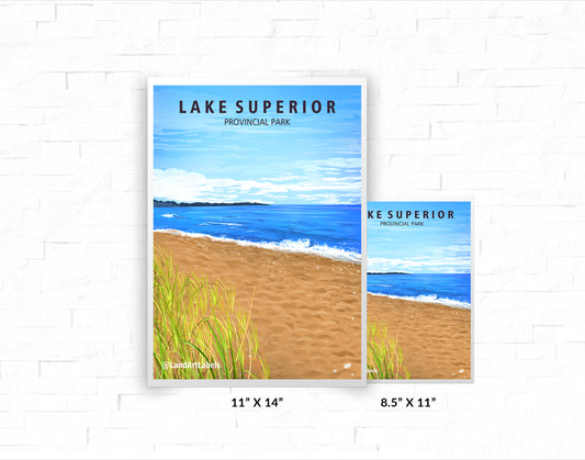 Lake Superior Provincial Park - Poster