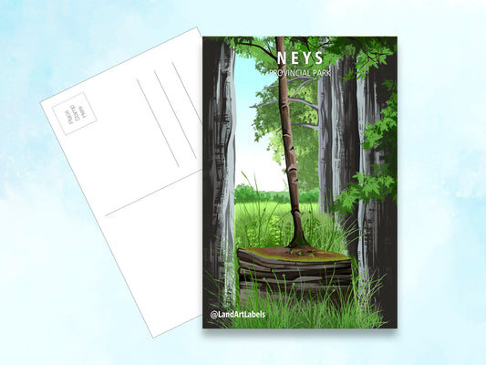 Neys Provincial Park - Postcard
