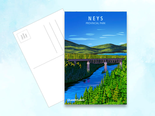 Neys Provincial Park - Postcard
