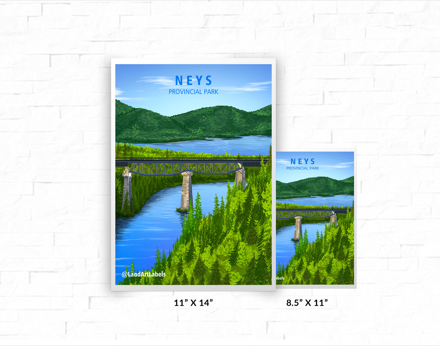 Neys Provincial Park - Poster